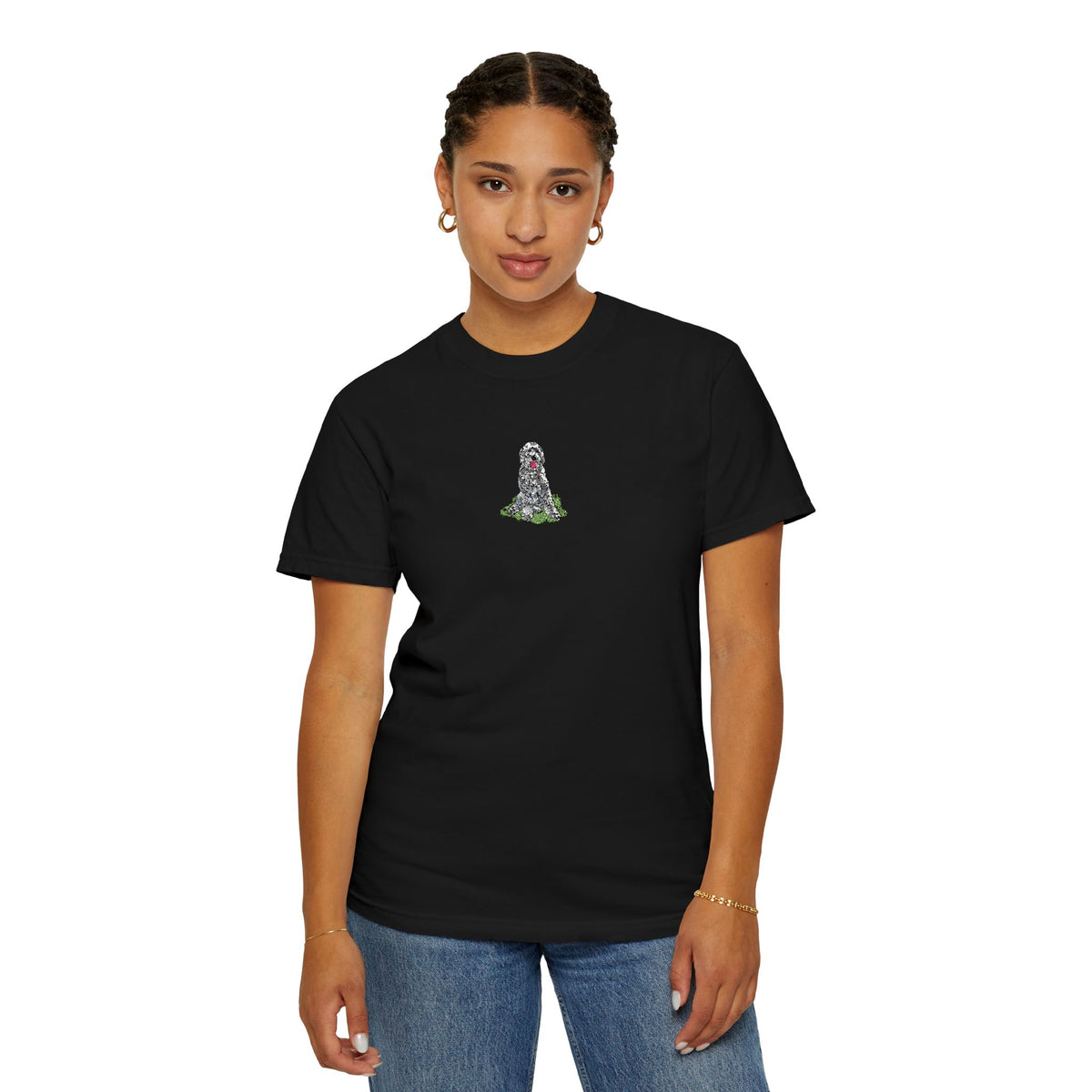 Sheepadoodle Embroidered Tee