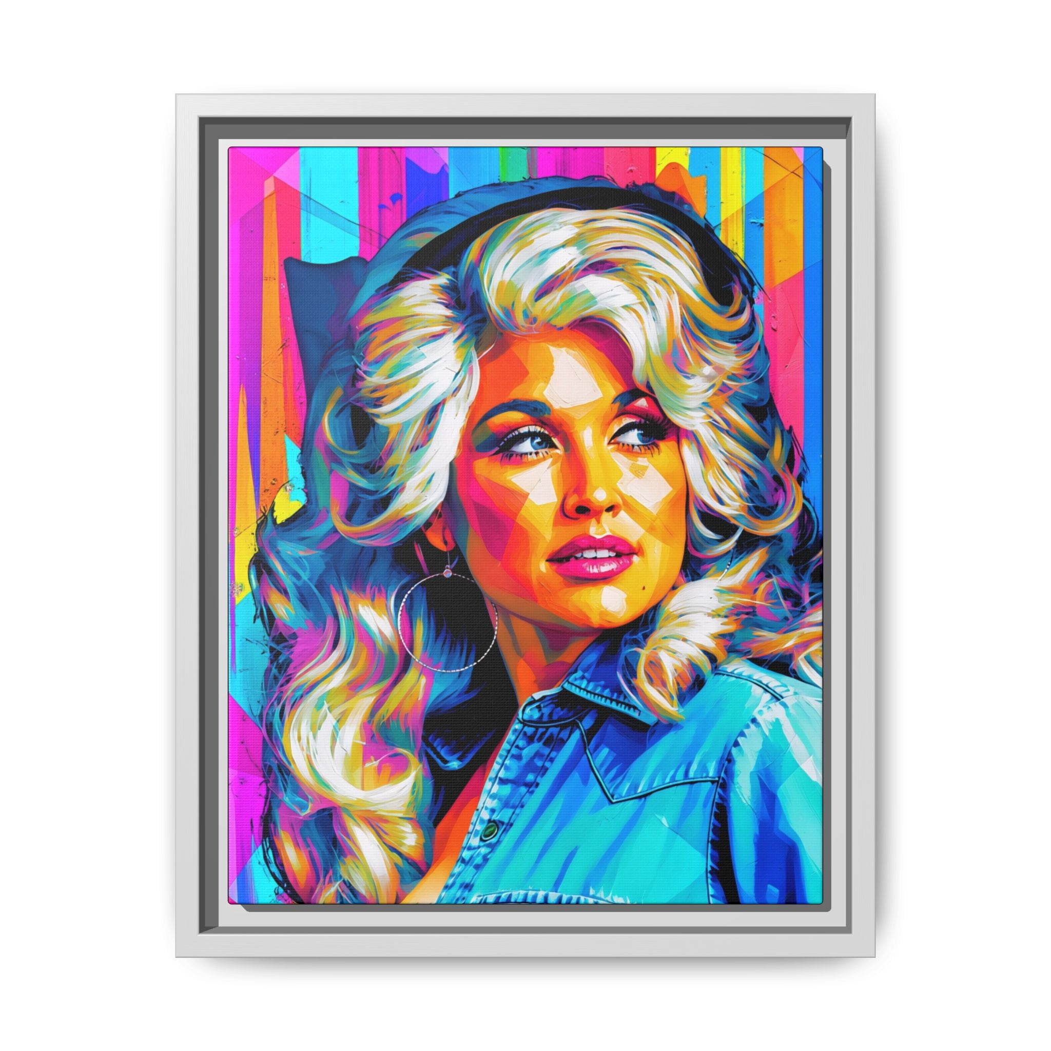 Queen of Country Framed Canvas
