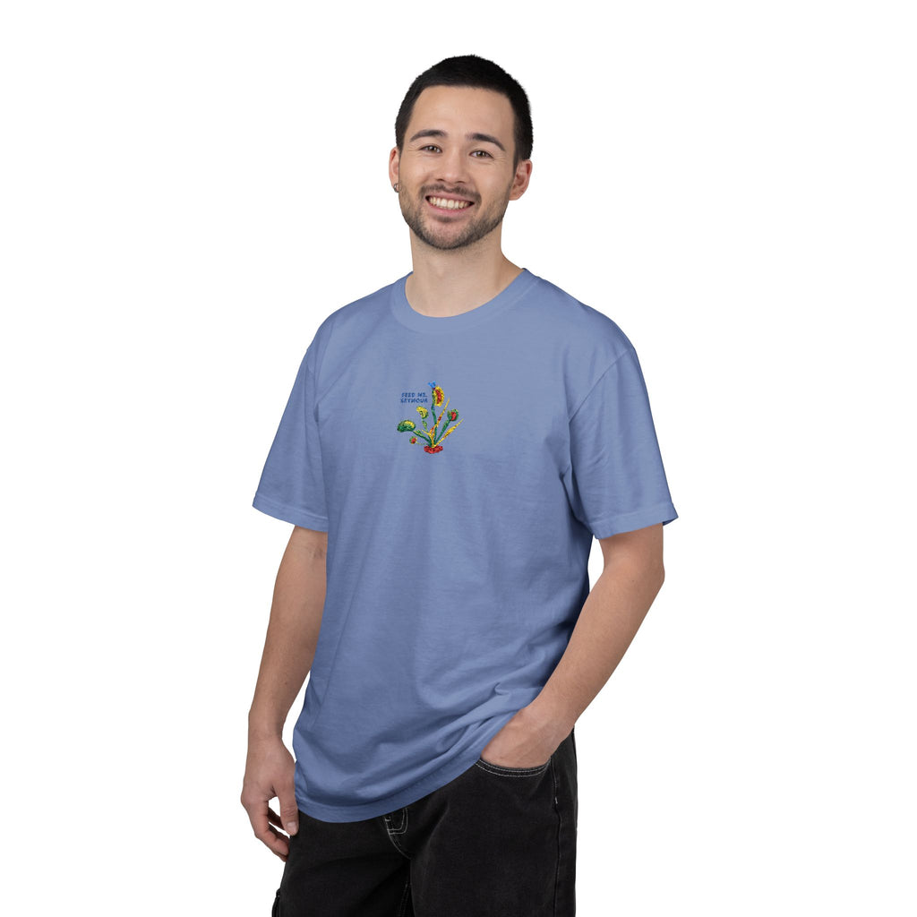Feed Me Seymour Embroidered Tee