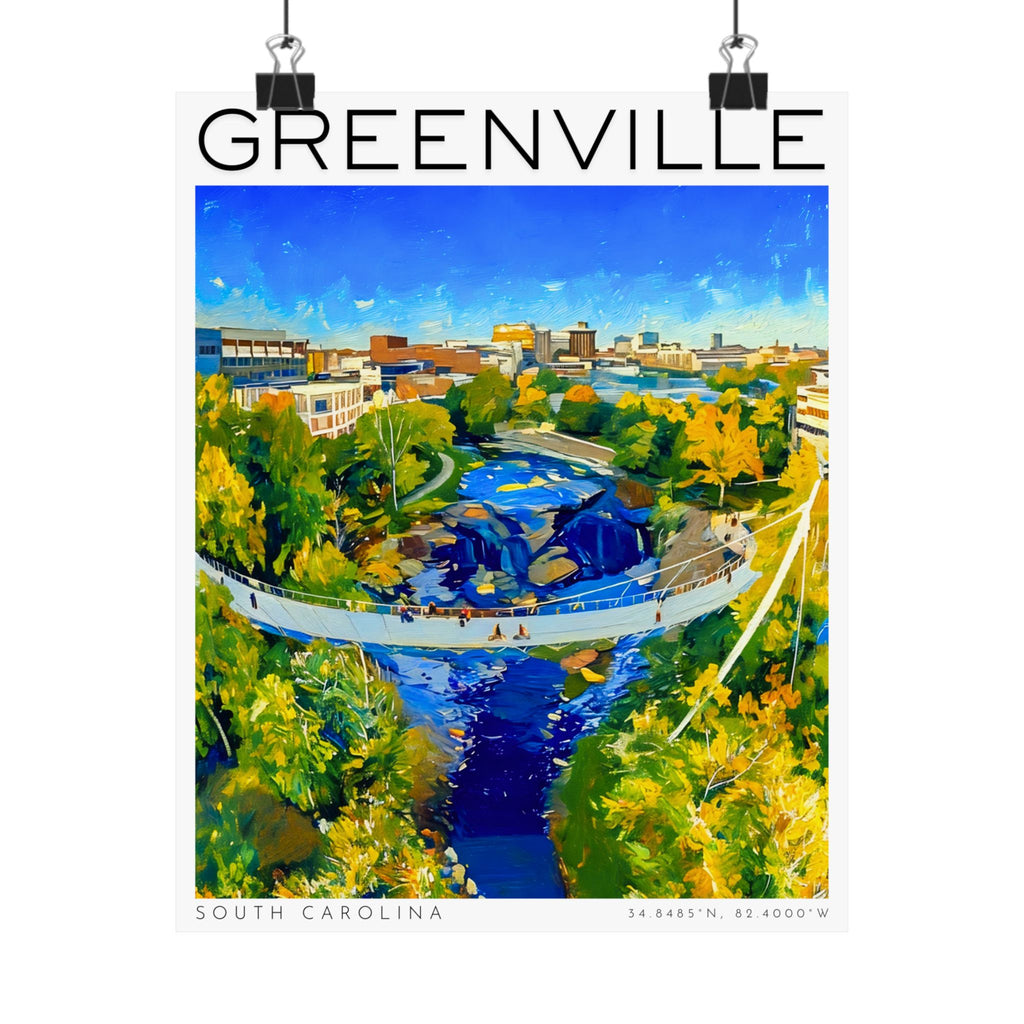 Greenville South Carolina Poster