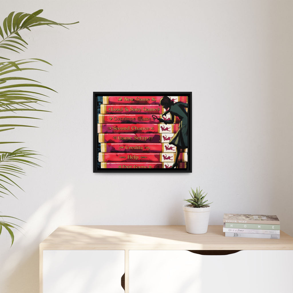 Detective Framed Canvas