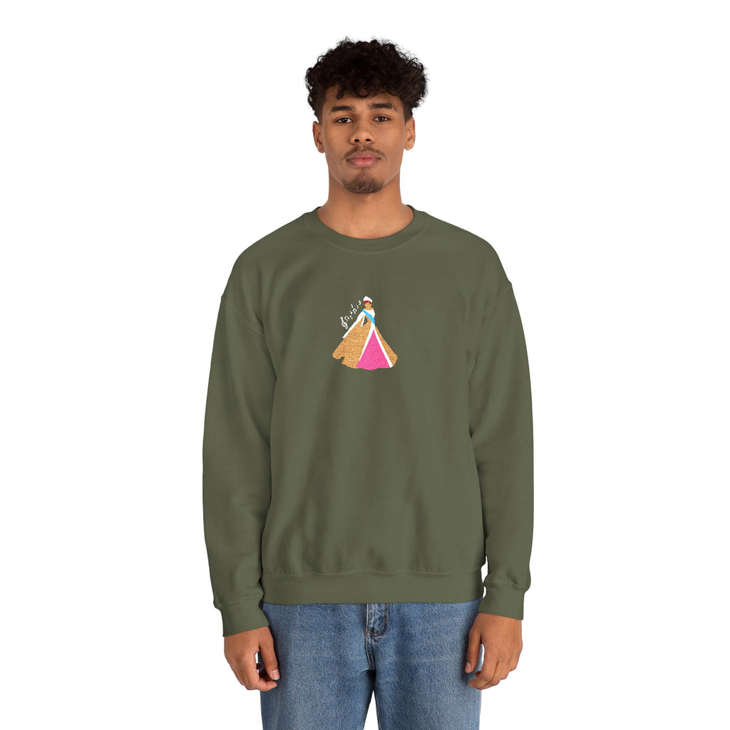 Embroidered Princess Crewneck Sweatshirt