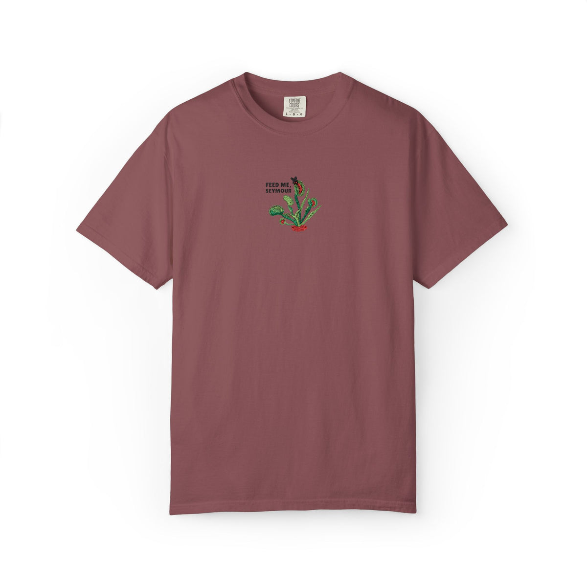 Embroidered Feed Me Seymour Tee