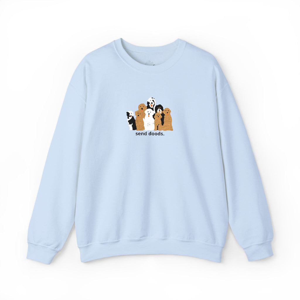 Embroidered Send Doods Crewneck Sweatshirt