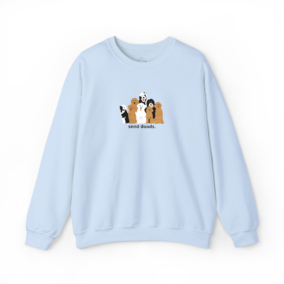 Embroidered Send Doods Crewneck Sweatshirt
