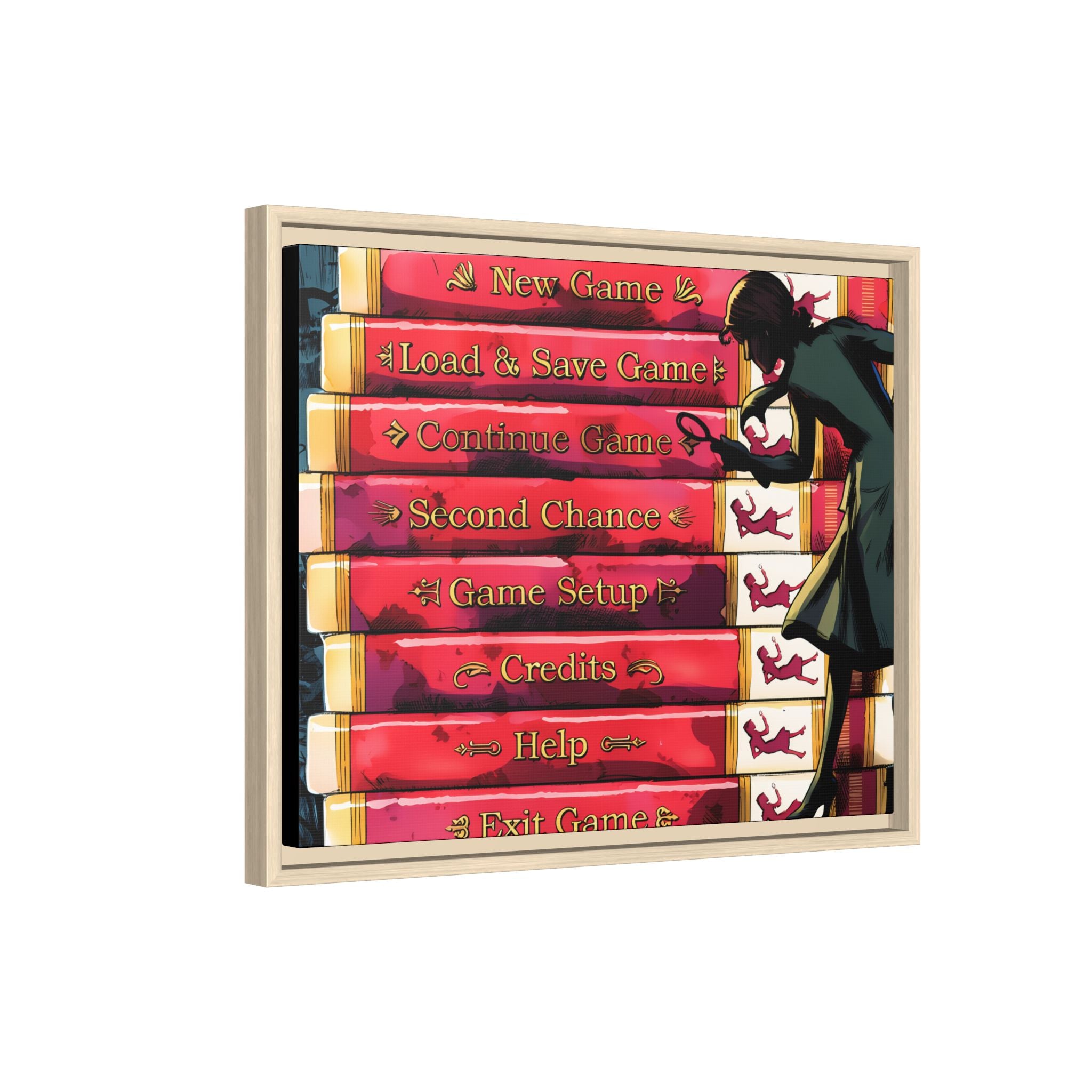 Detective Framed Canvas