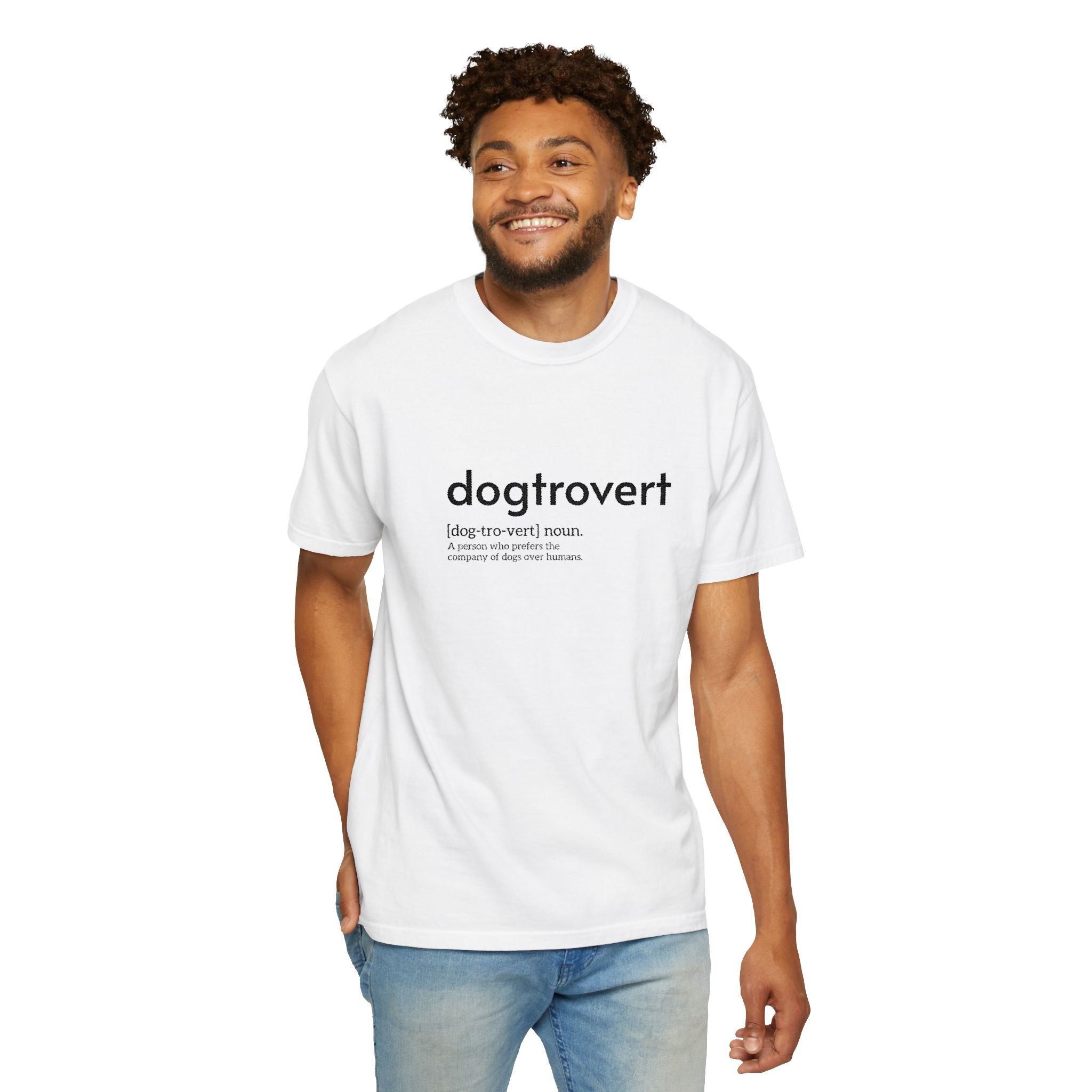 Dog-tro-vert Embroidered T-Shirt