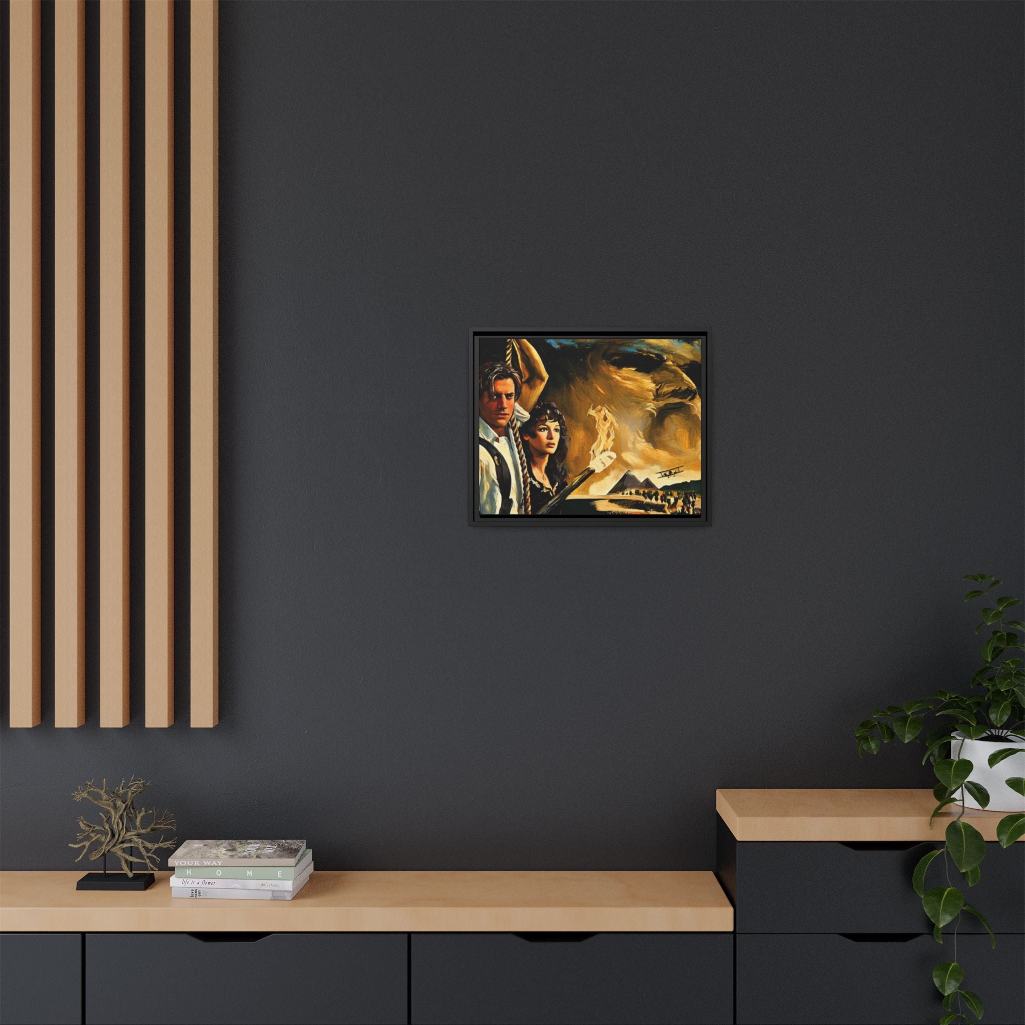 Rick & Evelyn Framed Canvas