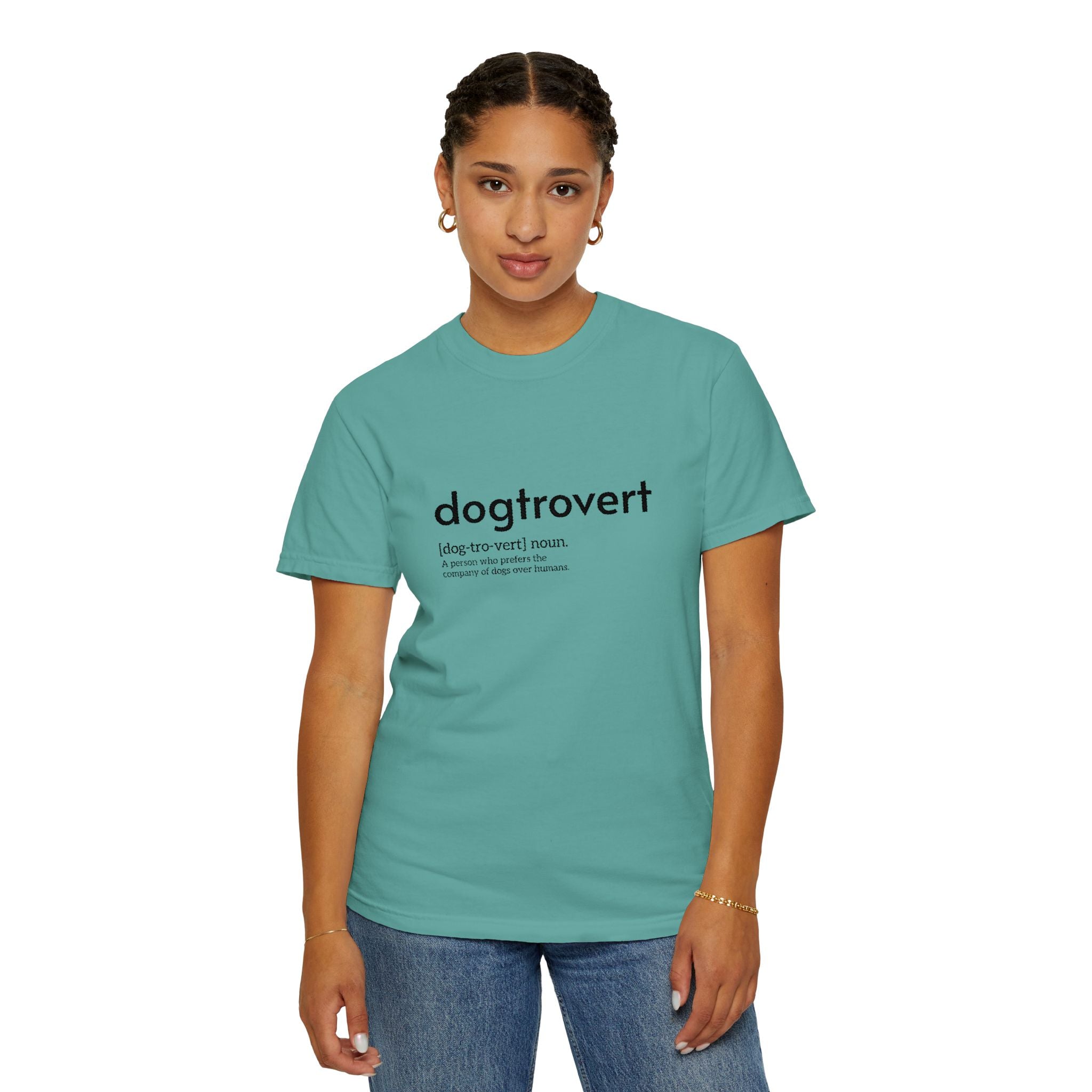 Dog-tro-vert Embroidered T-Shirt