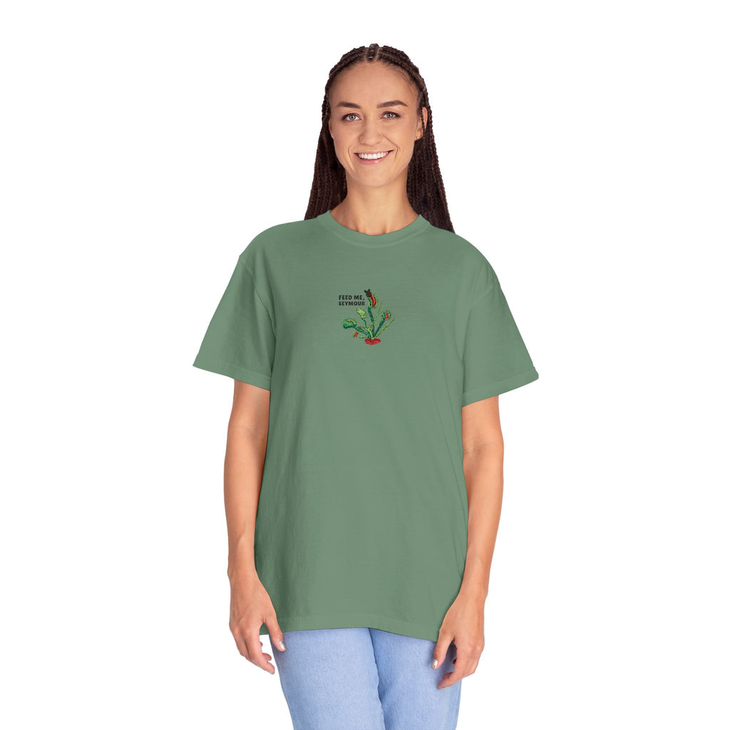 Embroidered Feed Me Seymour Tee