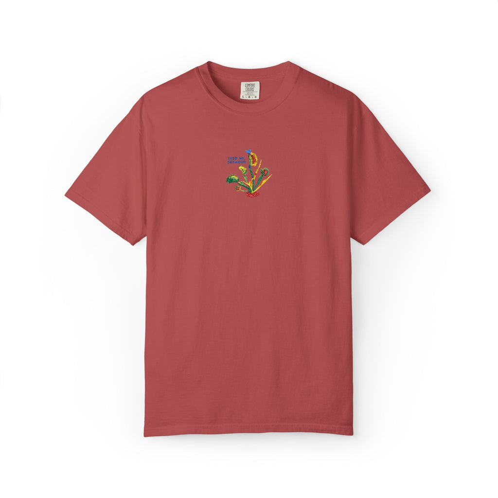 Feed Me Seymour Embroidered Tee