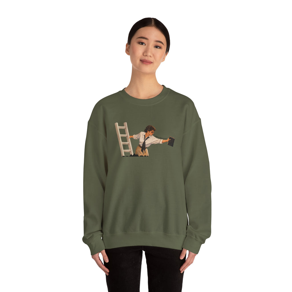 Vintage Evelyn Librarian Crewneck Sweatshirt