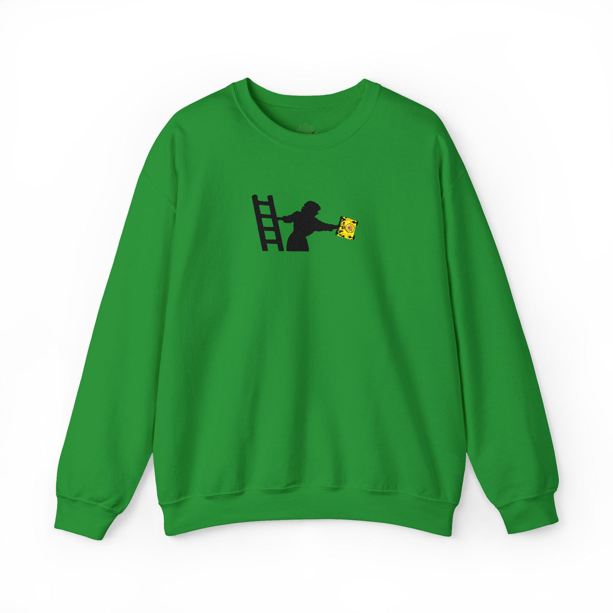 Embroidered Evelyn Librarian Crewneck Sweatshirt