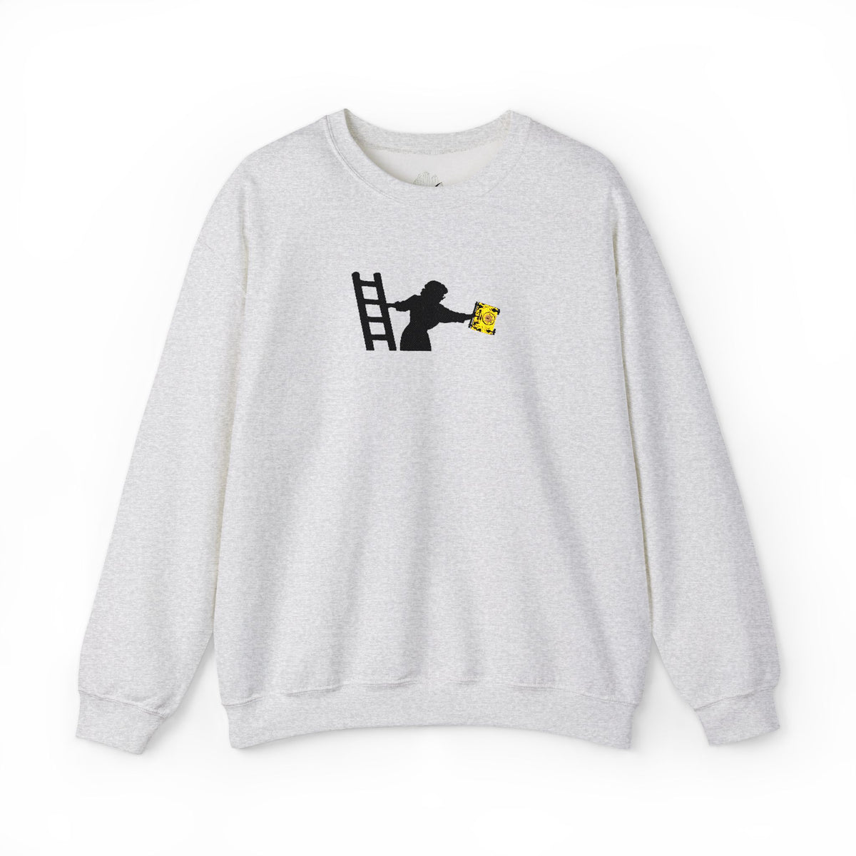 Embroidered Evelyn Librarian Crewneck Sweatshirt