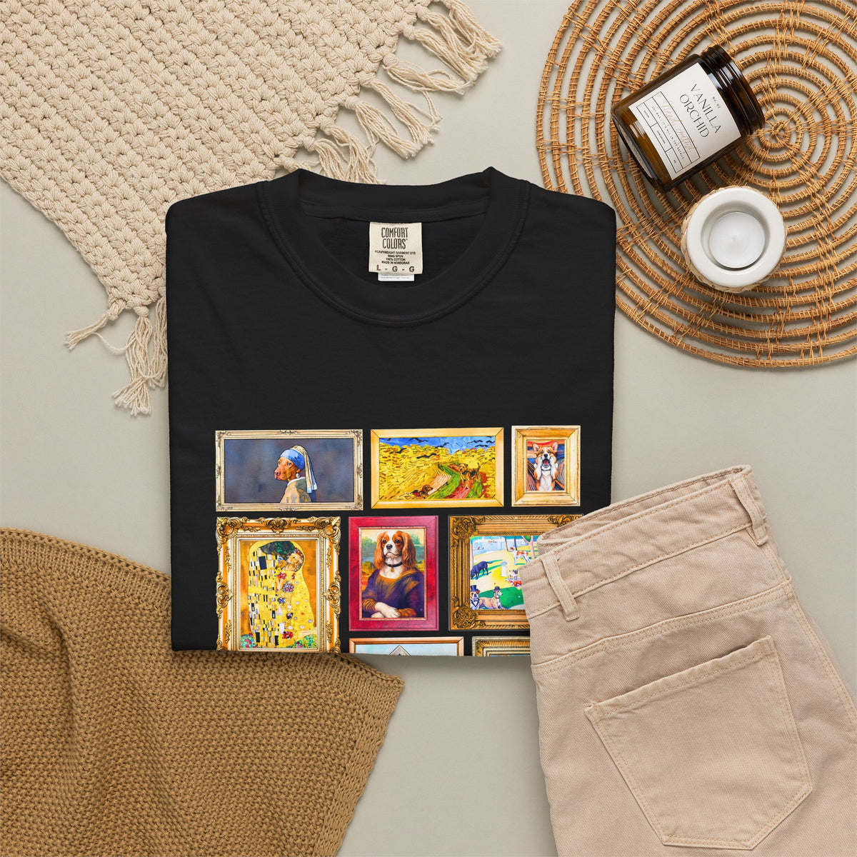 Dog Art Gallery Tee