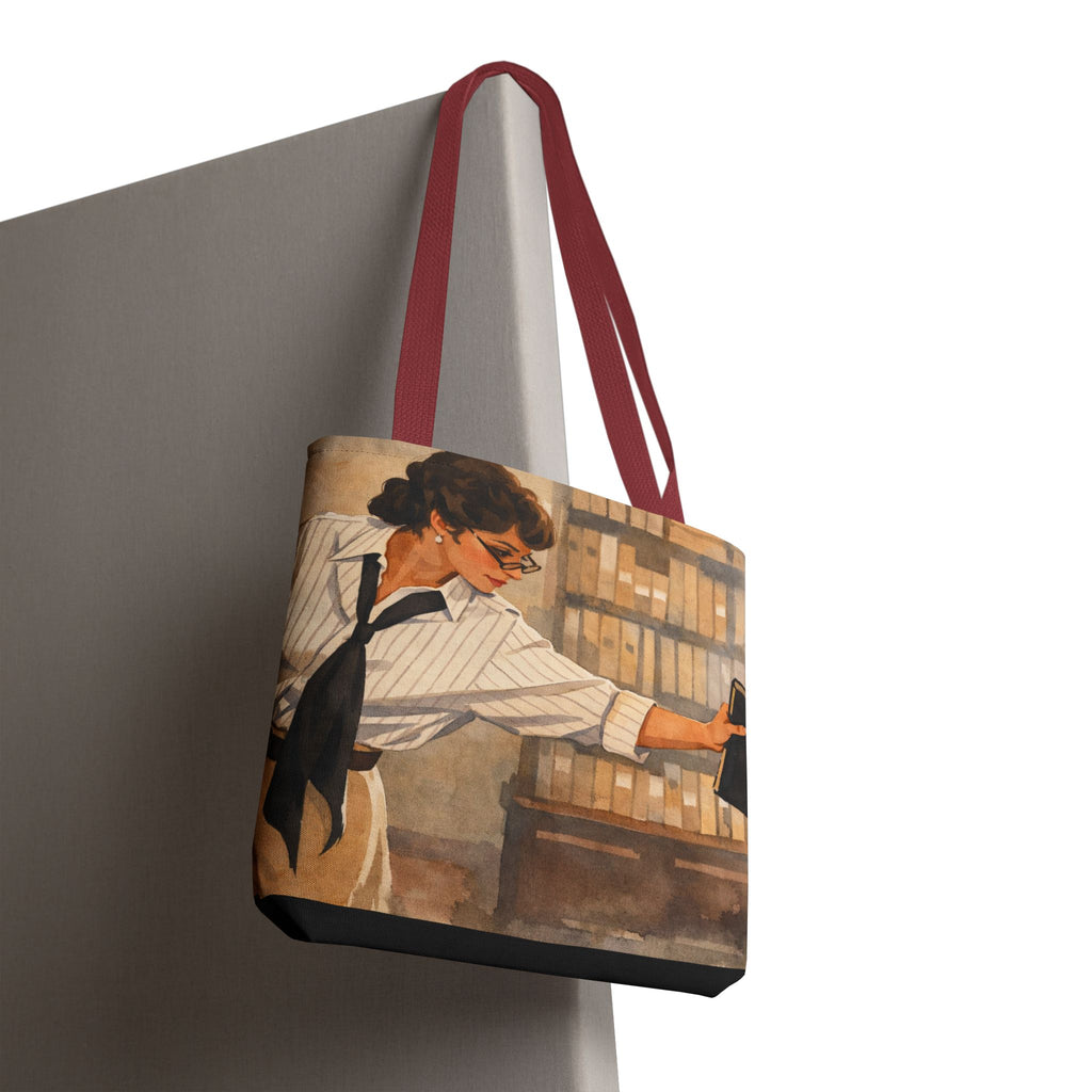 Evelyn Librarian Tote Bag