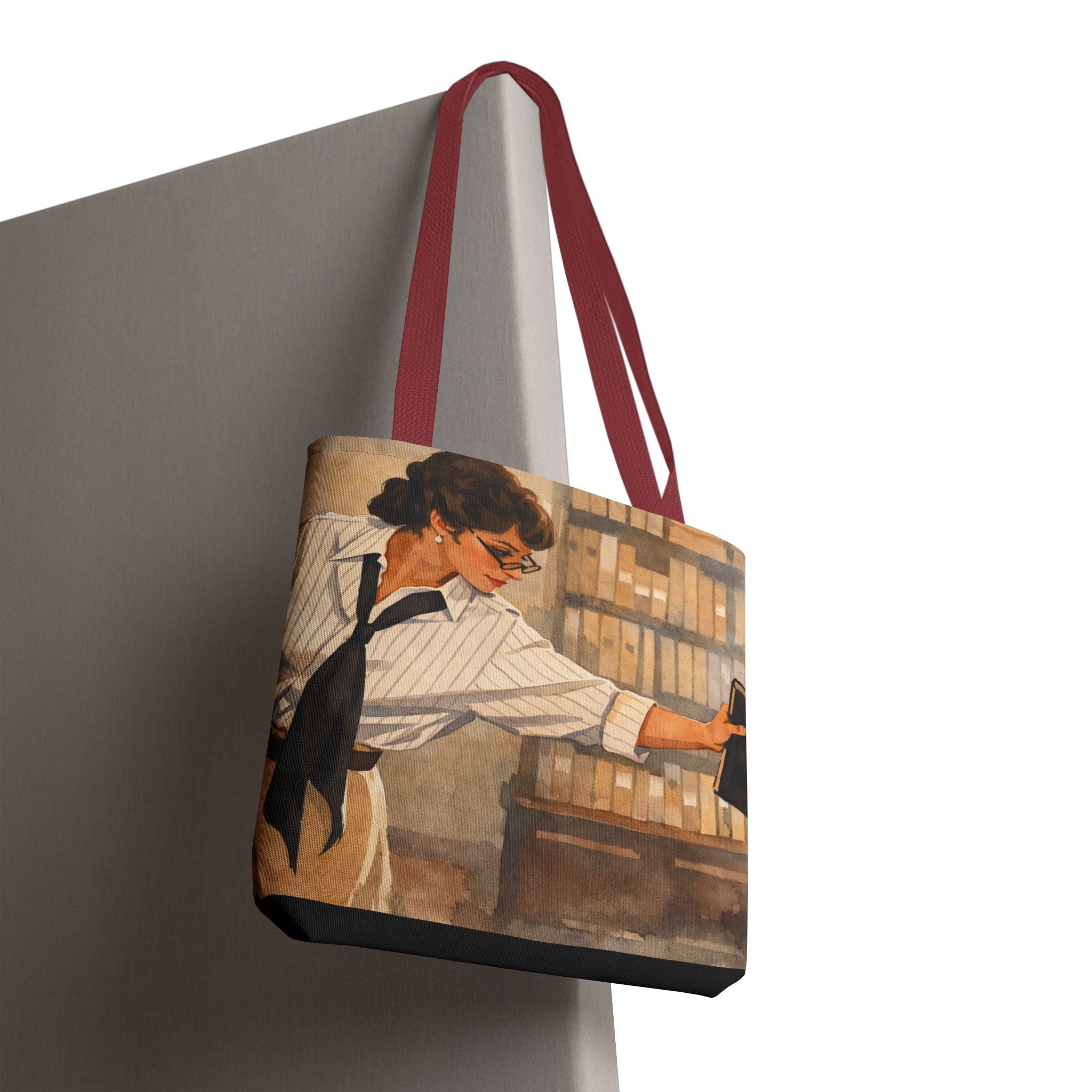 Evelyn Librarian Tote Bag