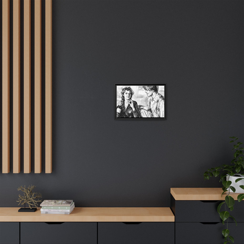 Rick & Evelyn Framed Canvas