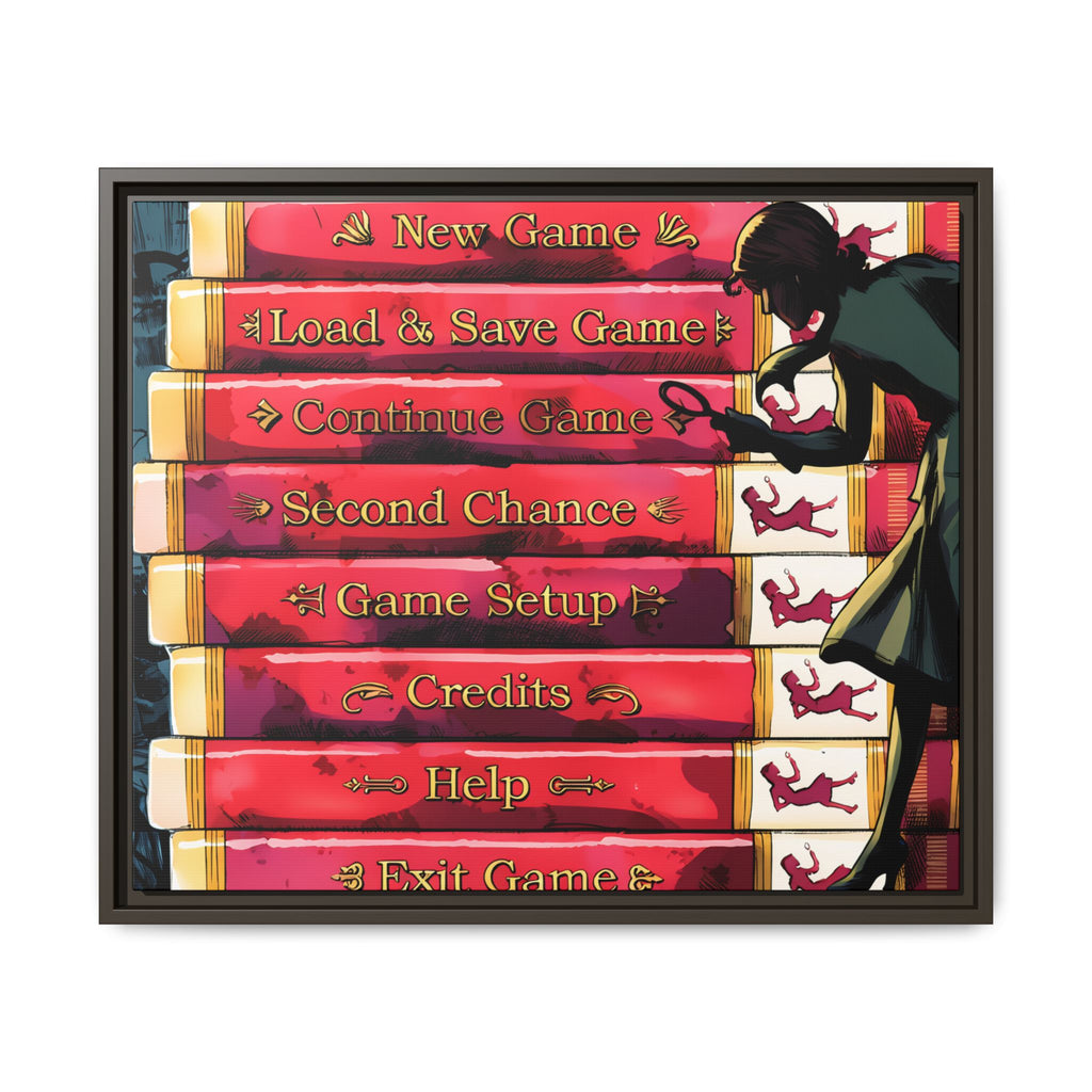 Detective Framed Canvas