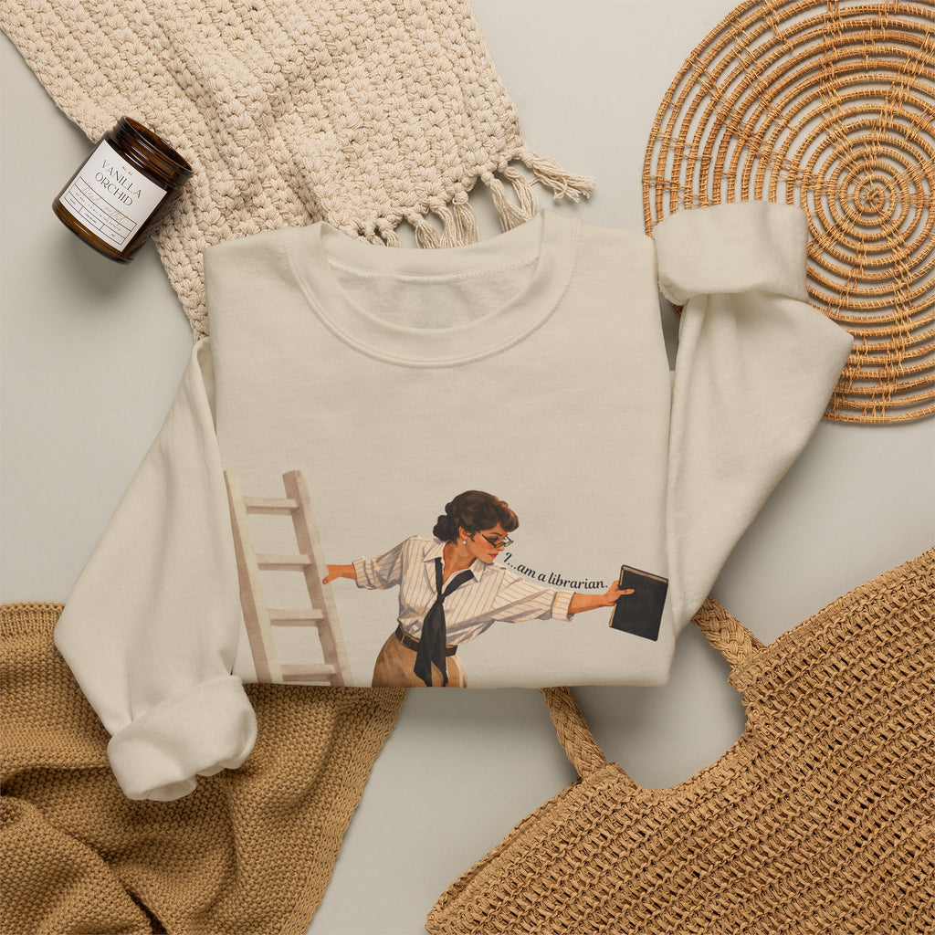 Evelyn Librarian Crewneck Sweatshirt