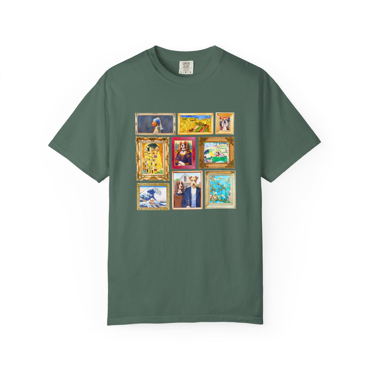 Dog Art Gallery Tee