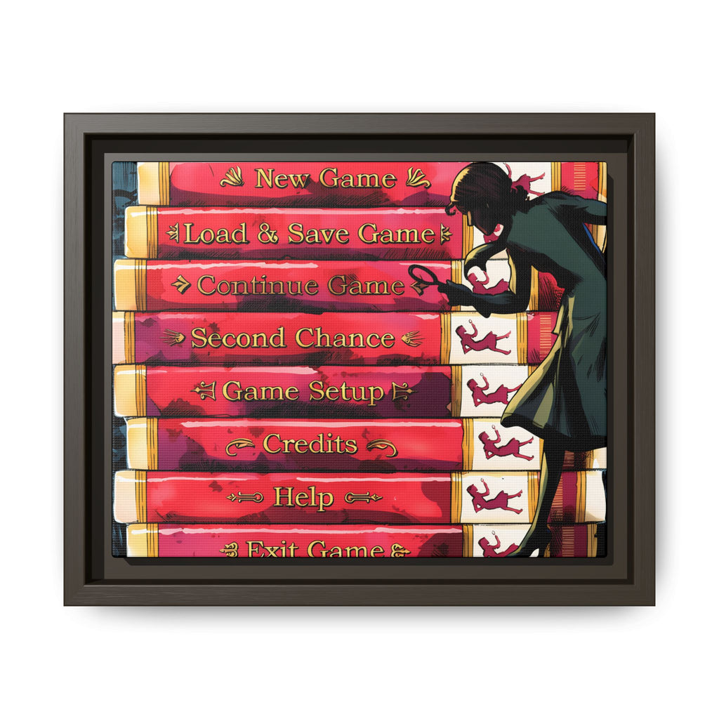 Detective Framed Canvas