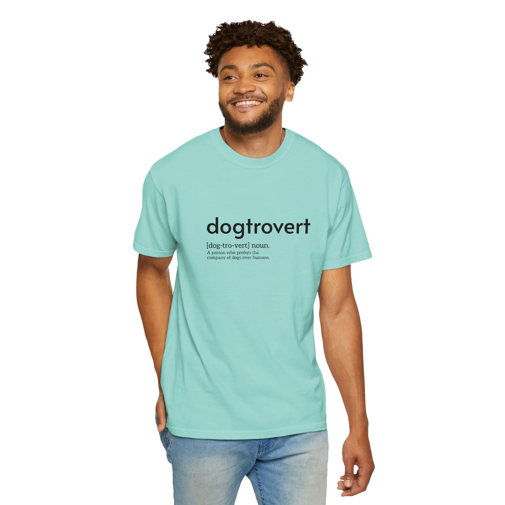 Dog-tro-vert Embroidered T-Shirt