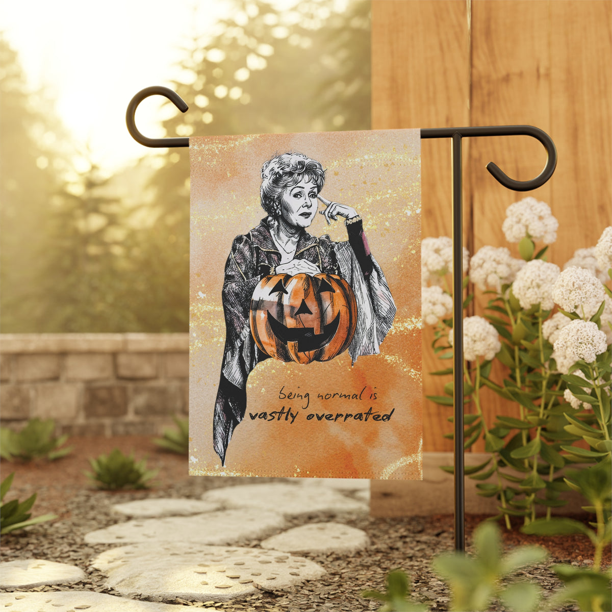 Vintage Halloween Garden Banner