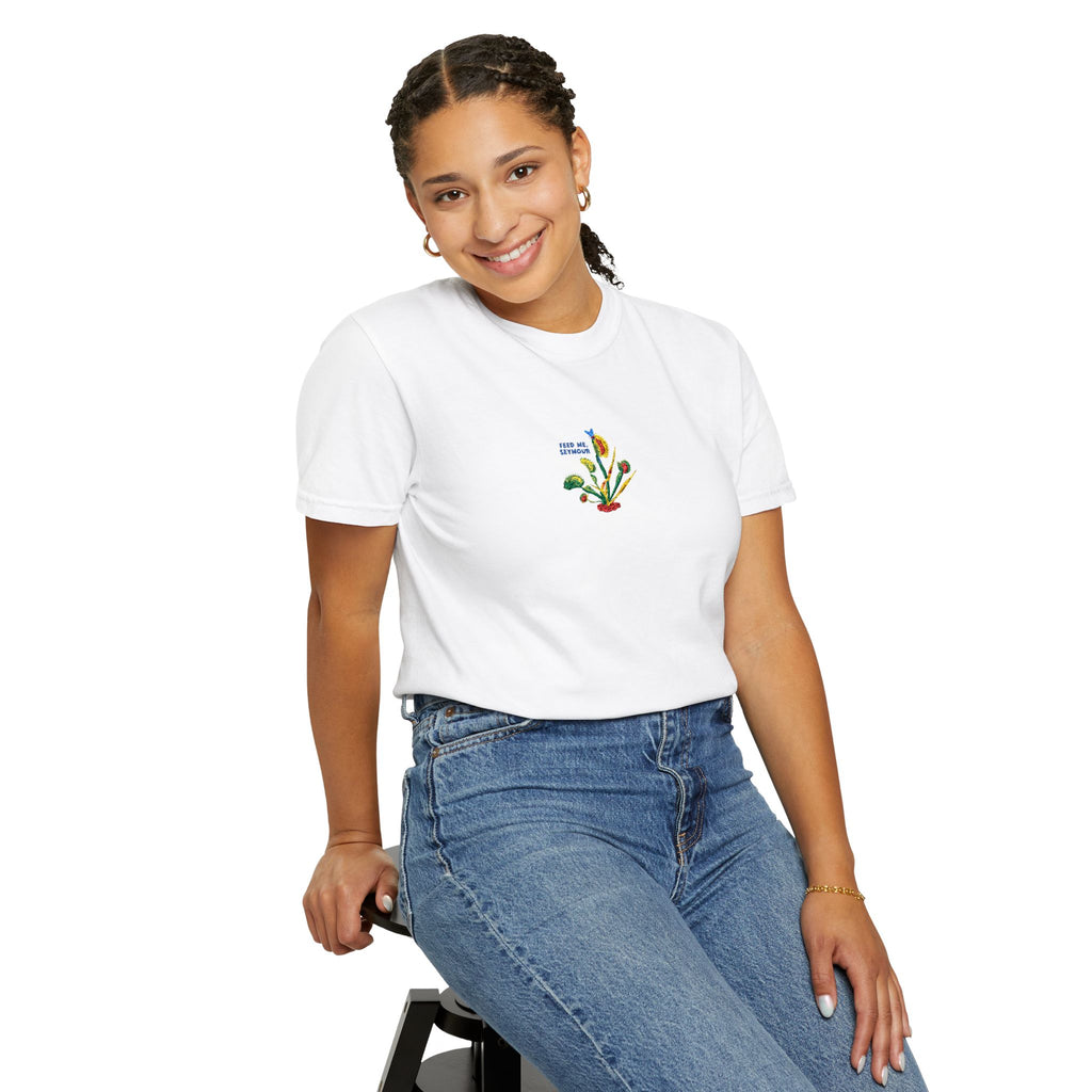 Feed Me Seymour Embroidered Tee