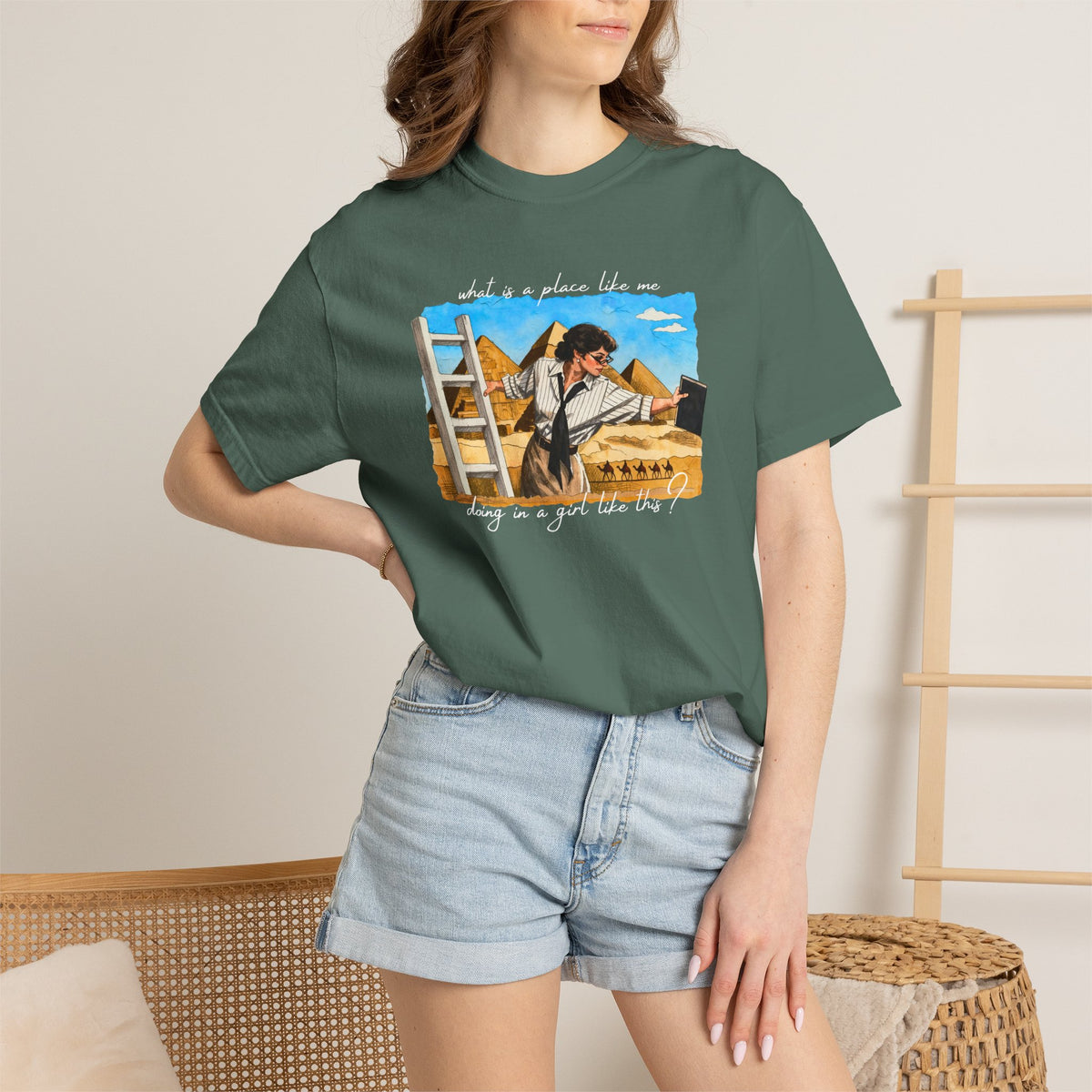 Evelyn Librarian Tee