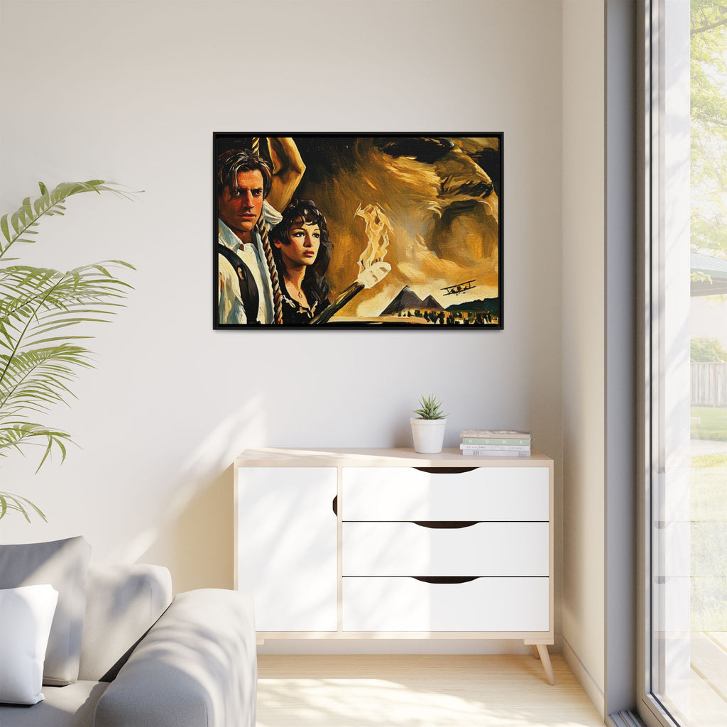 Rick & Evelyn Framed Canvas