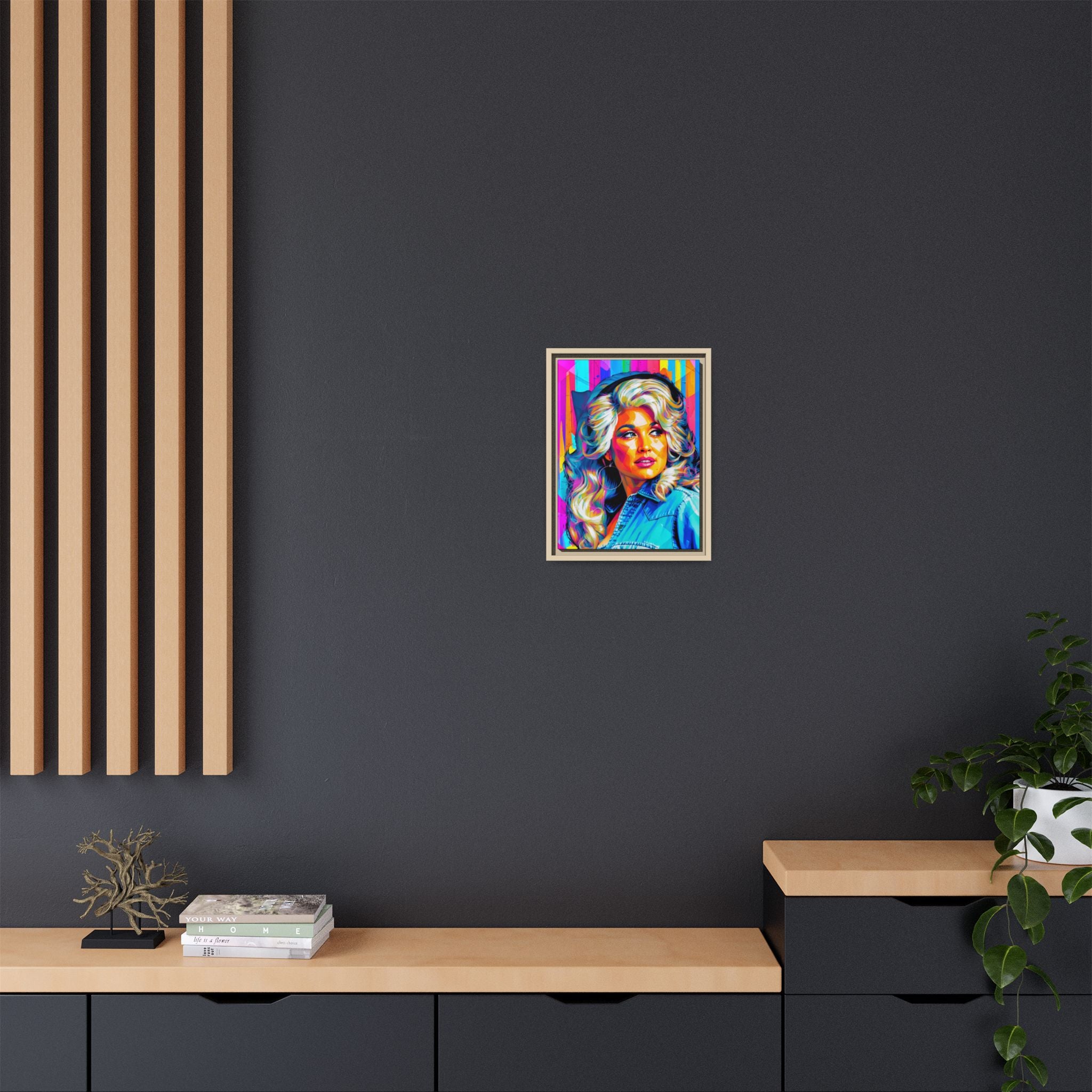 Queen of Country Framed Canvas