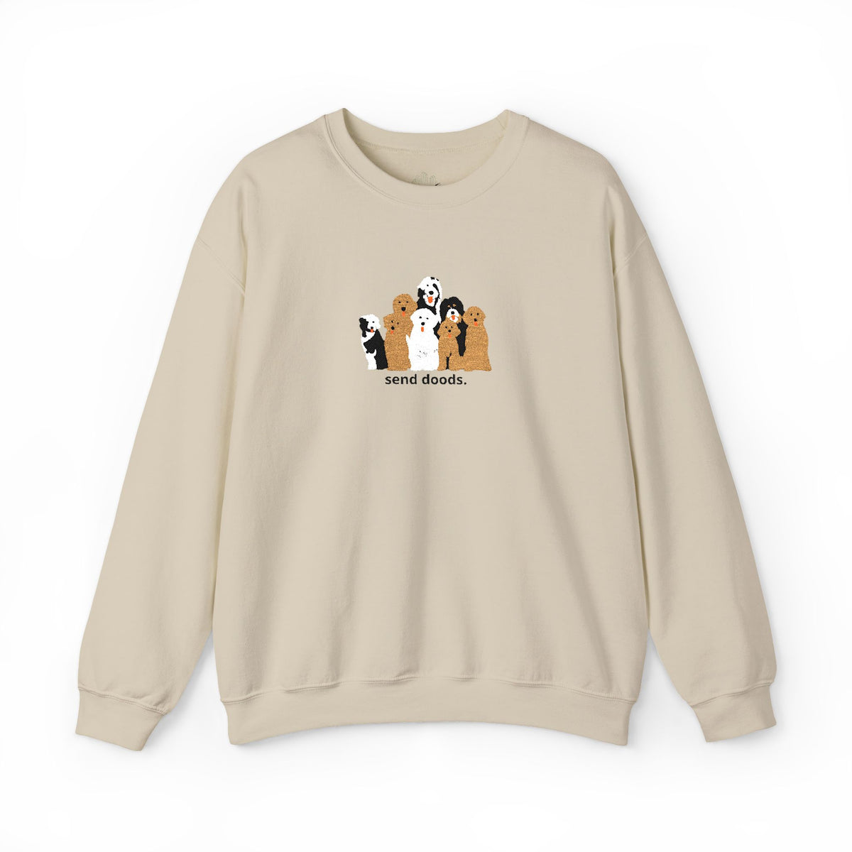 Embroidered Send Doods Crewneck Sweatshirt