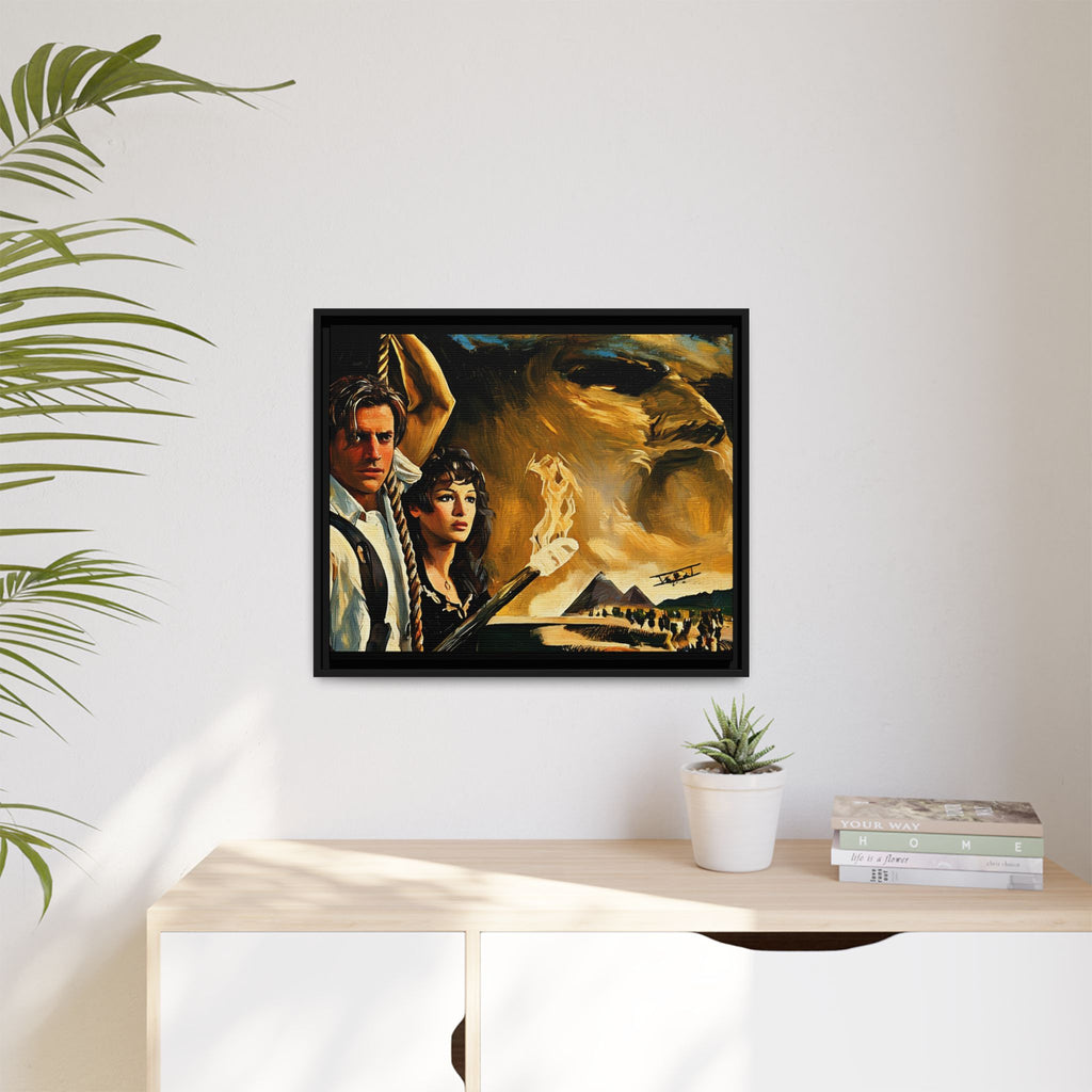 Rick & Evelyn Framed Canvas