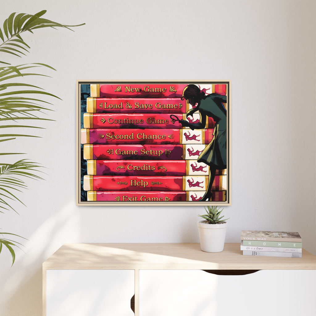Detective Framed Canvas