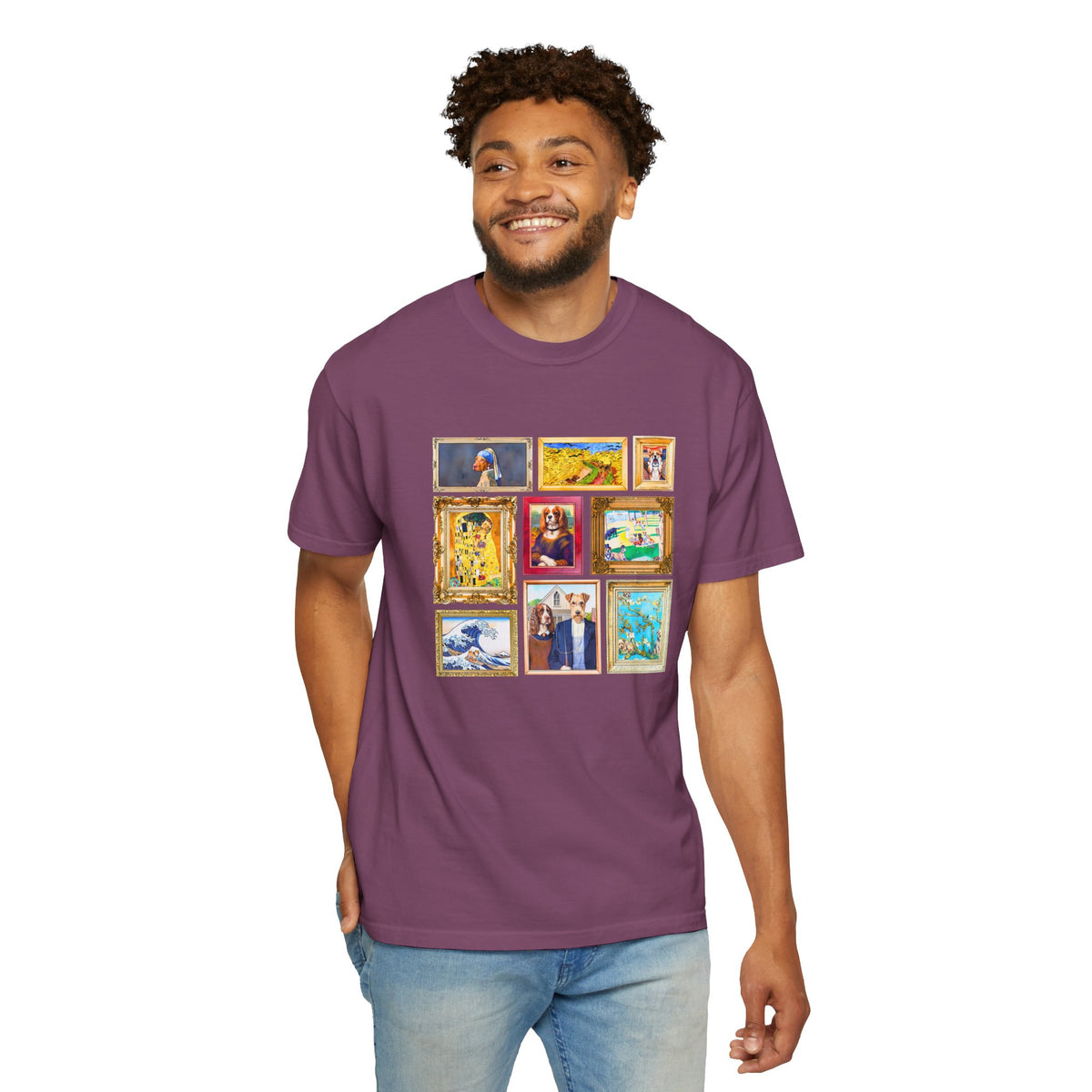 Dog Art Gallery Tee