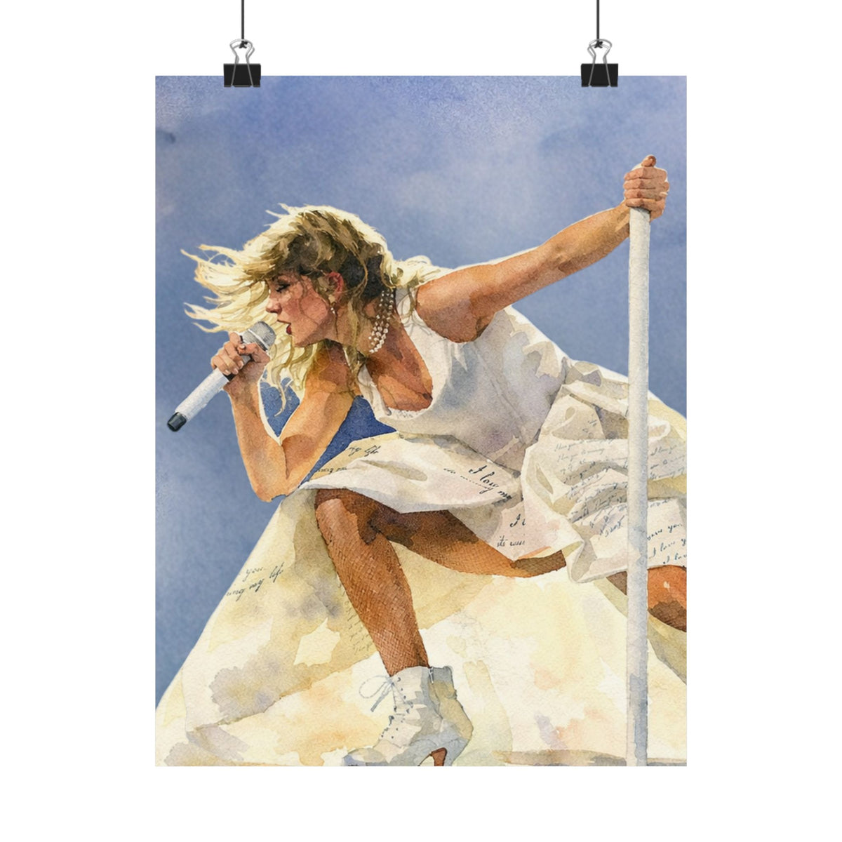 Music Lover Poet Art Print