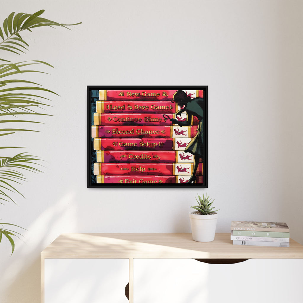 Detective Framed Canvas