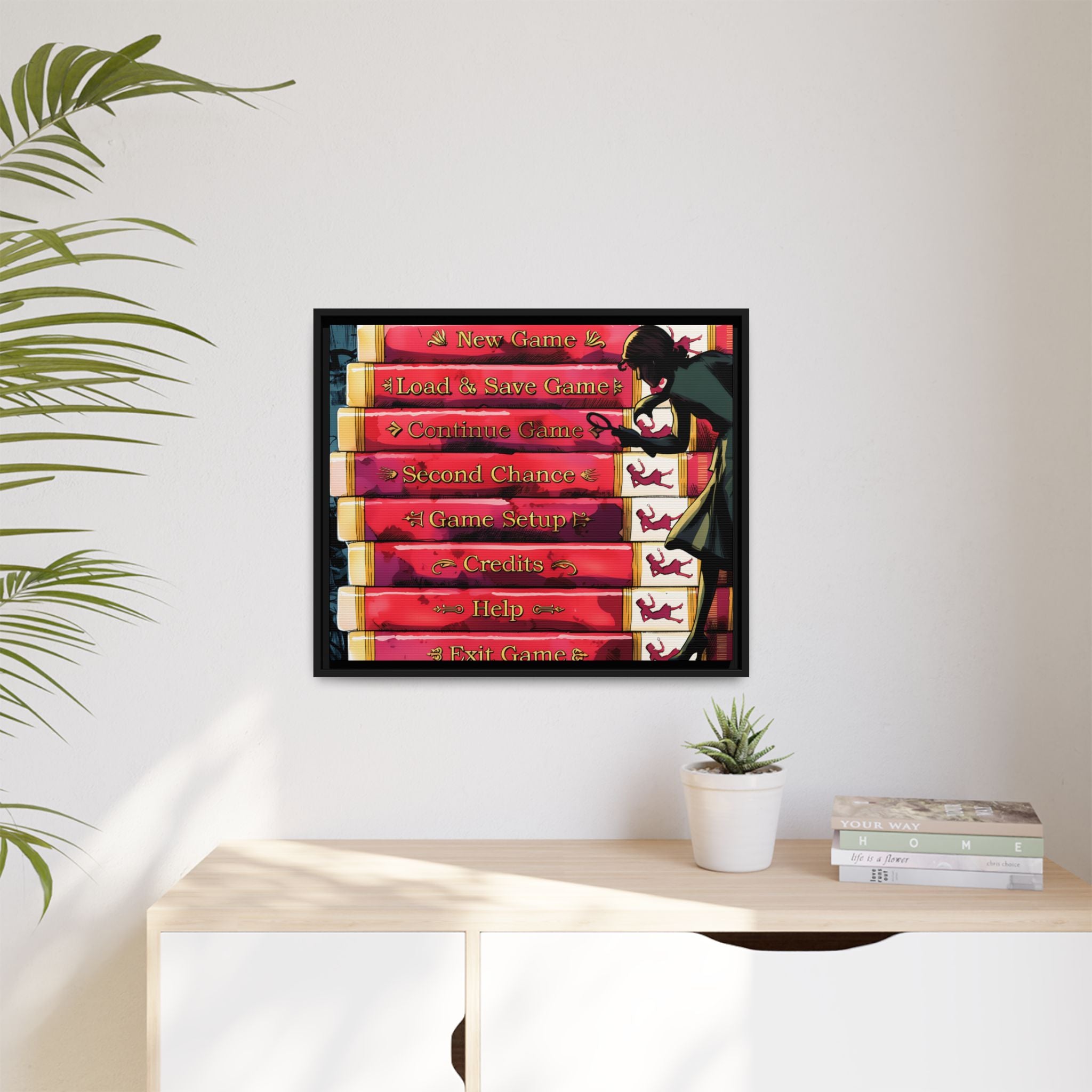 Detective Framed Canvas
