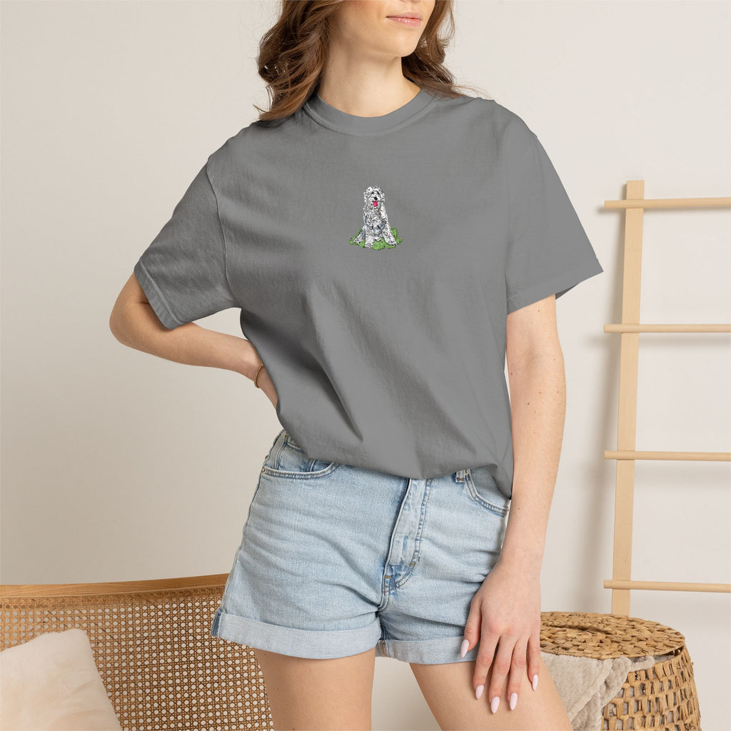 Sheepadoodle Embroidered Tee