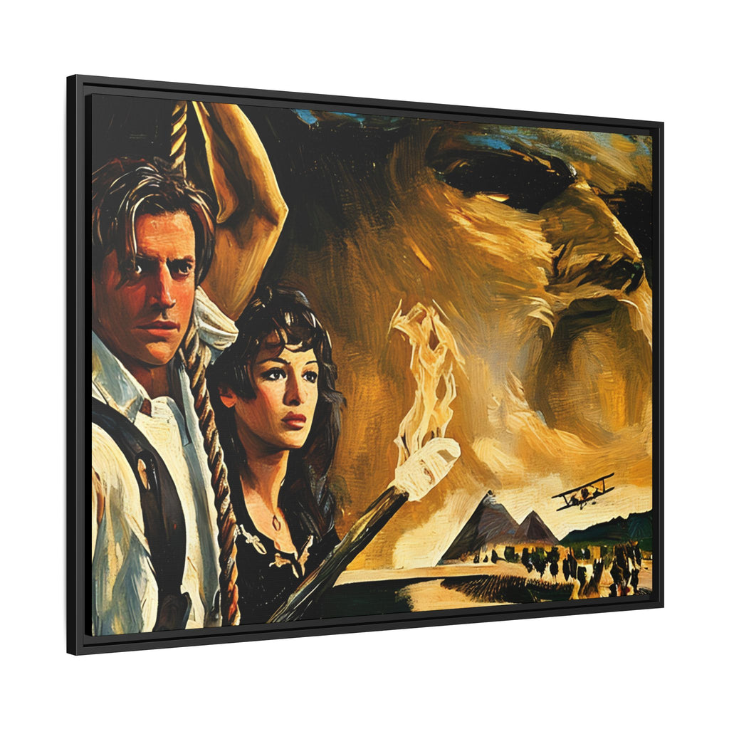 Rick & Evelyn Framed Canvas