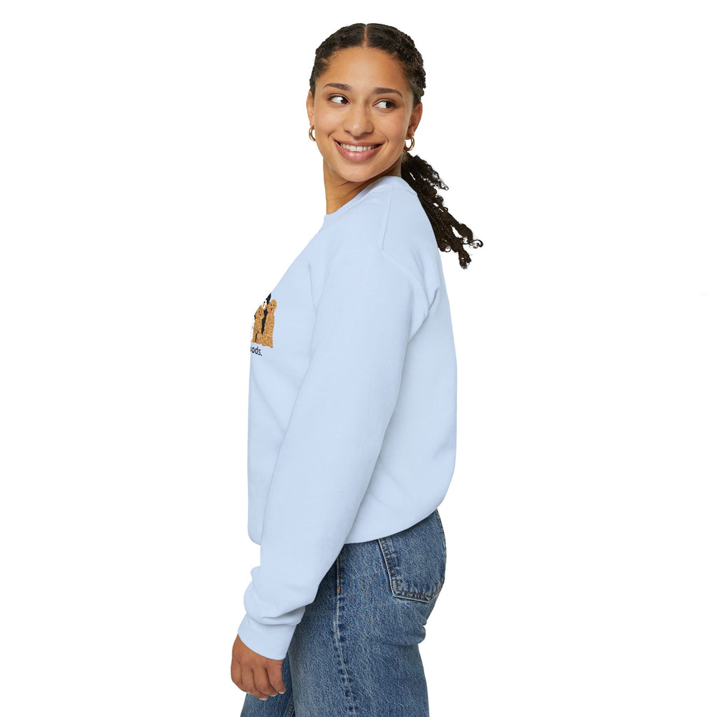 Embroidered Send Doods Crewneck Sweatshirt