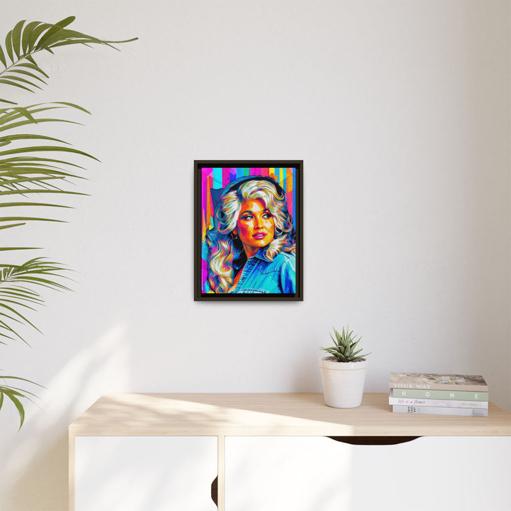 Queen of Country Framed Canvas
