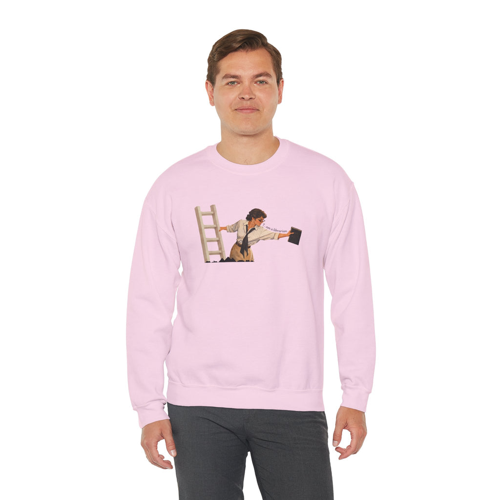 Vintage Evelyn Librarian Crewneck Sweatshirt