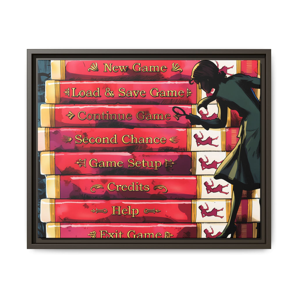 Detective Framed Canvas