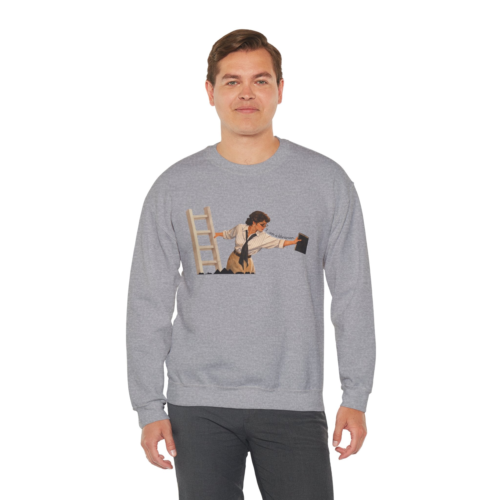 Evelyn Librarian Crewneck Sweatshirt