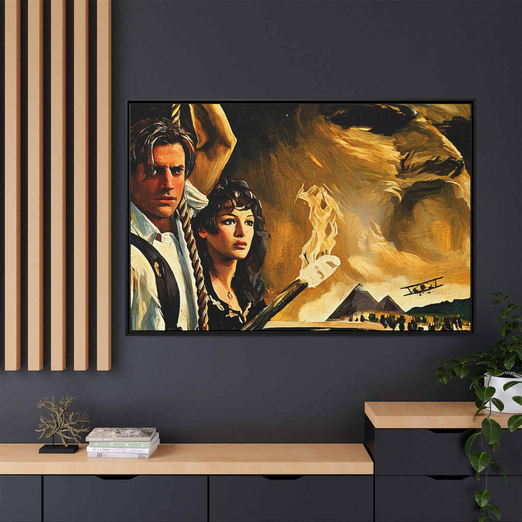 Rick & Evelyn Framed Canvas