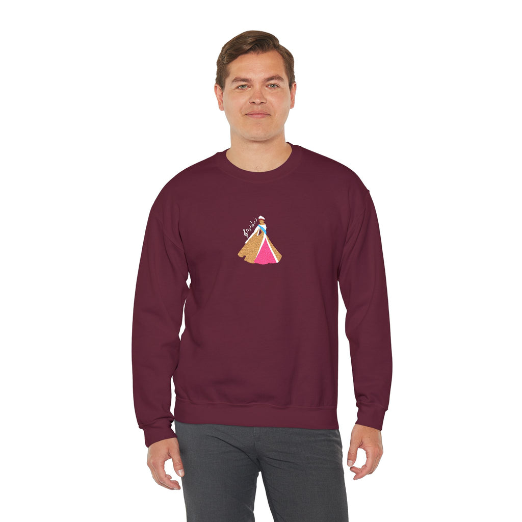 Embroidered Princess Crewneck Sweatshirt