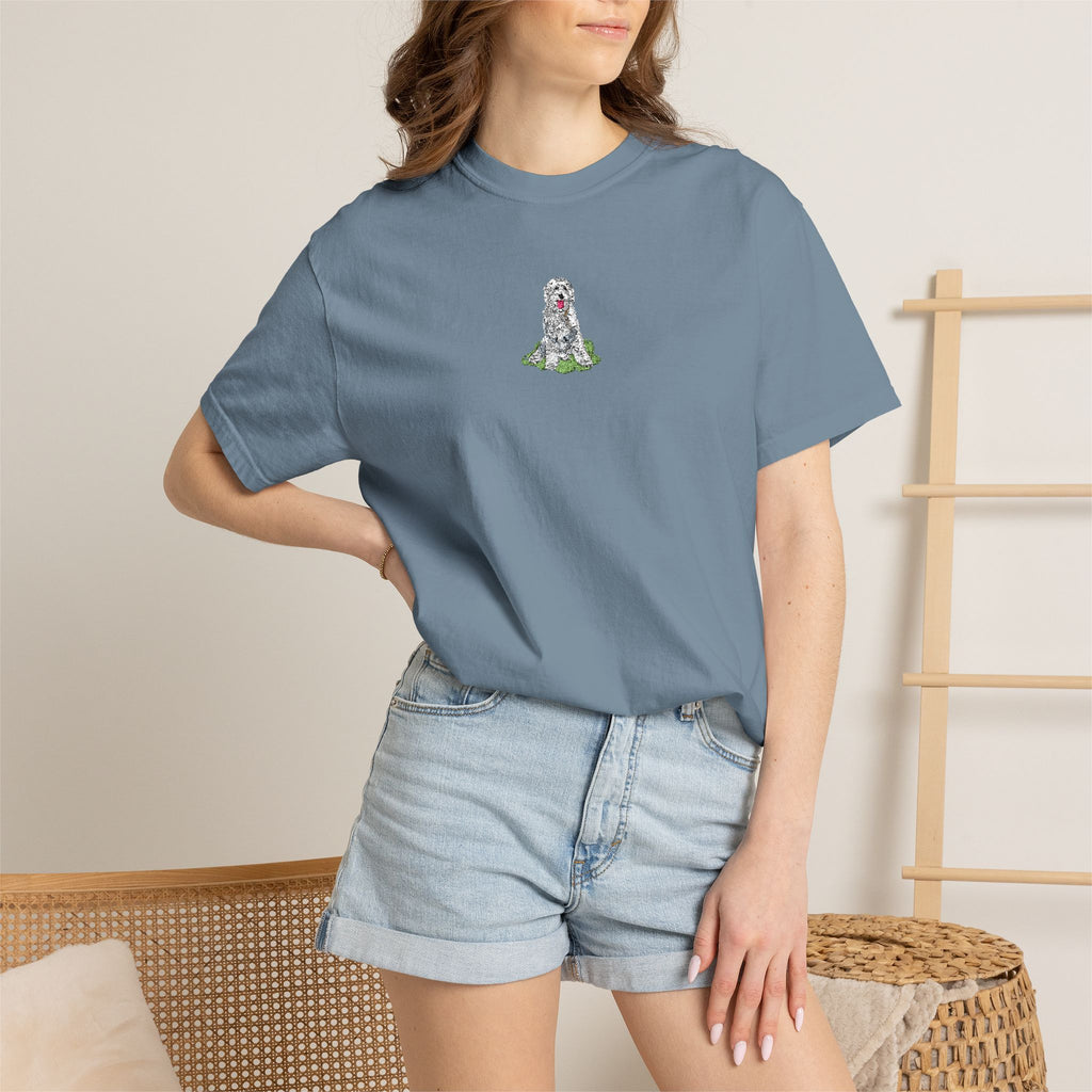 Sheepadoodle Embroidered Tee