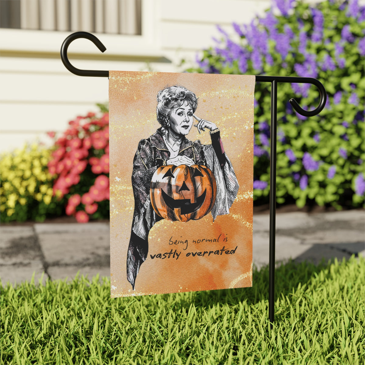 Vintage Halloween Garden Banner